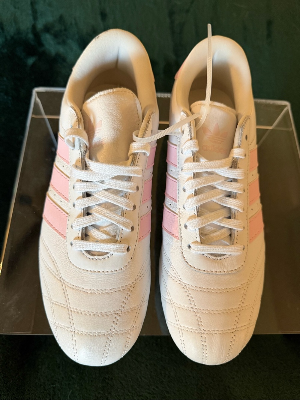 adidas Taekwondo Lace Cloud White/Clear Pink Women Sneakers 8.5